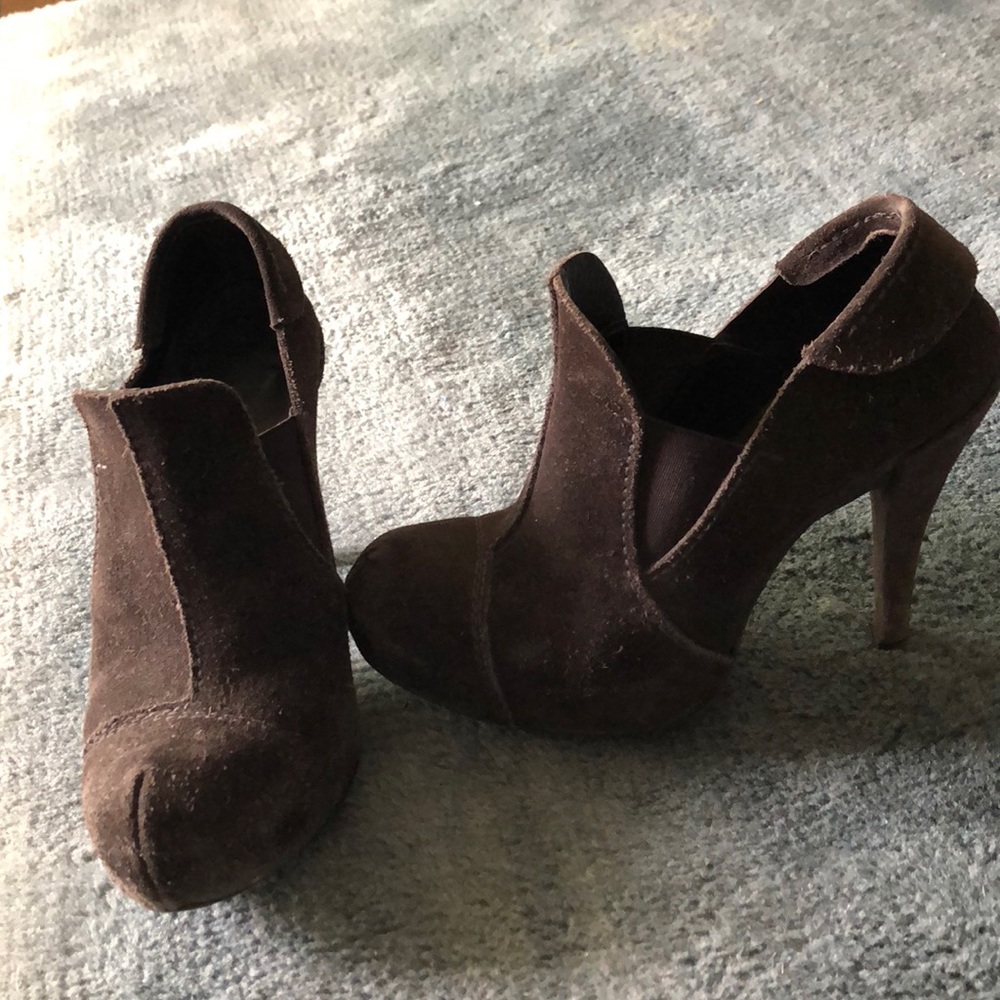 Pedro Garcia Suede Platform Booties